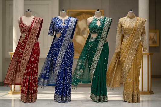 Party Wear Sarees for Women - ZAMUNA