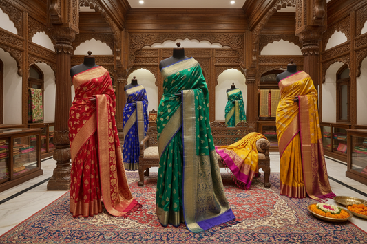 Women’s Silk Sarees – Elegant Styles - ZAMUNA